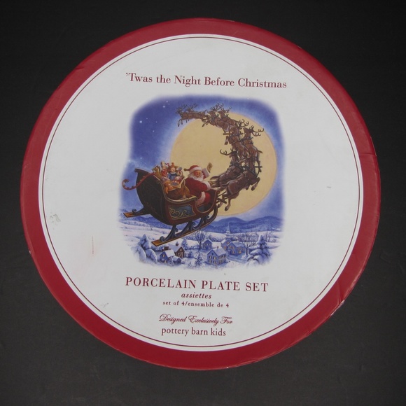 Pottery Barn Kids Holiday Set Of 4 Christmas 875 Plates Poshmark